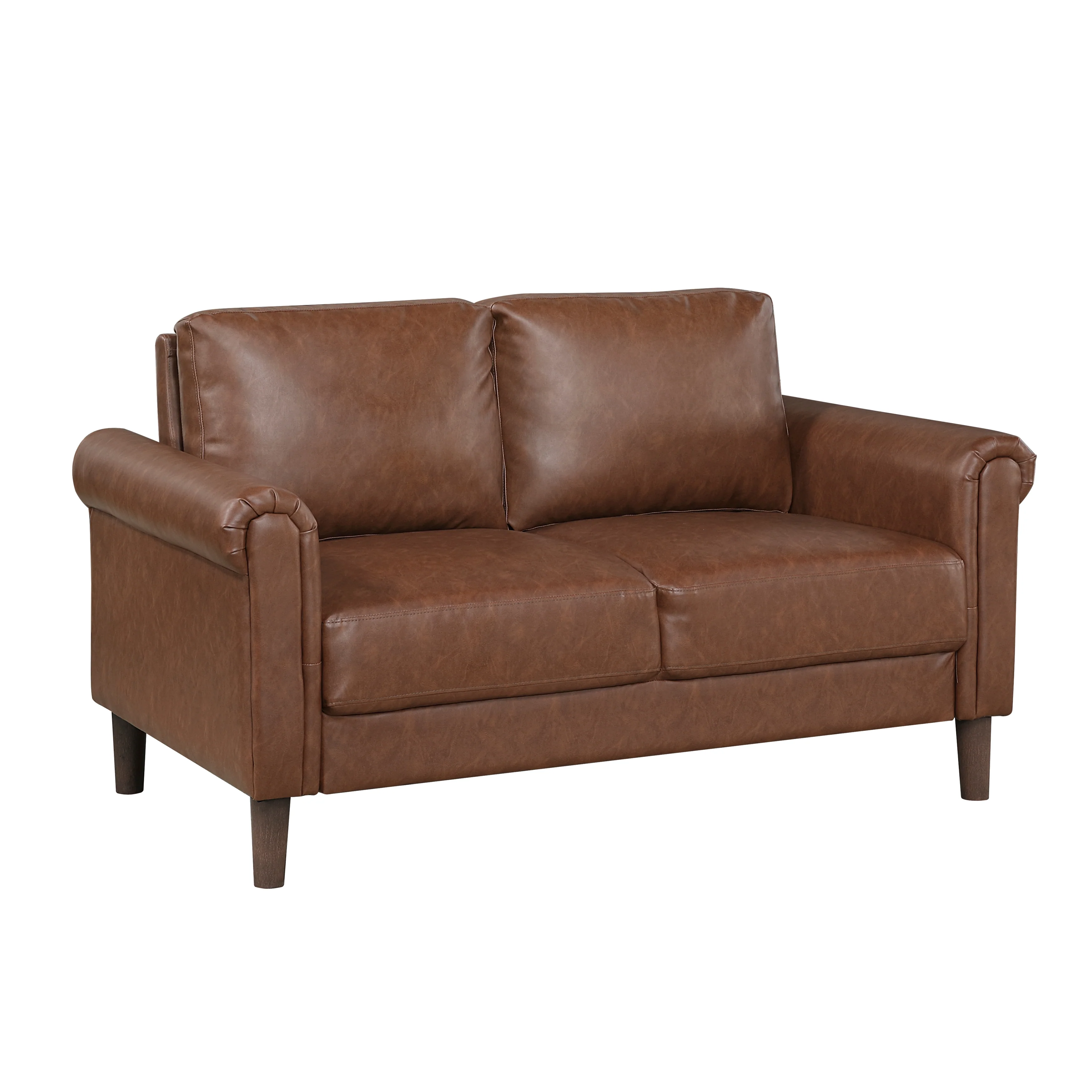 Hector Chocolate Loveseat - Image 2