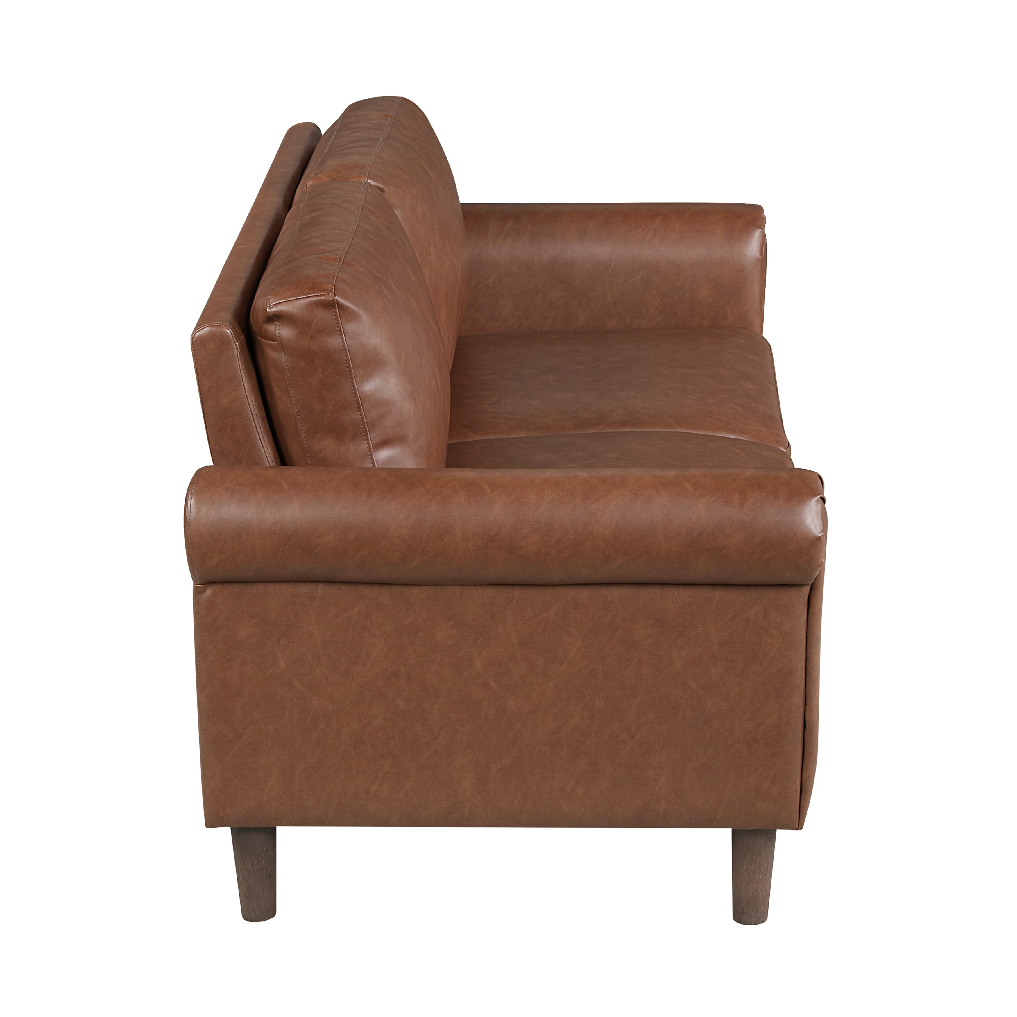 Hector Chocolate Loveseat - Image 3