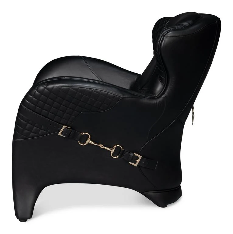 Hera Black Arm Chair - Image 10