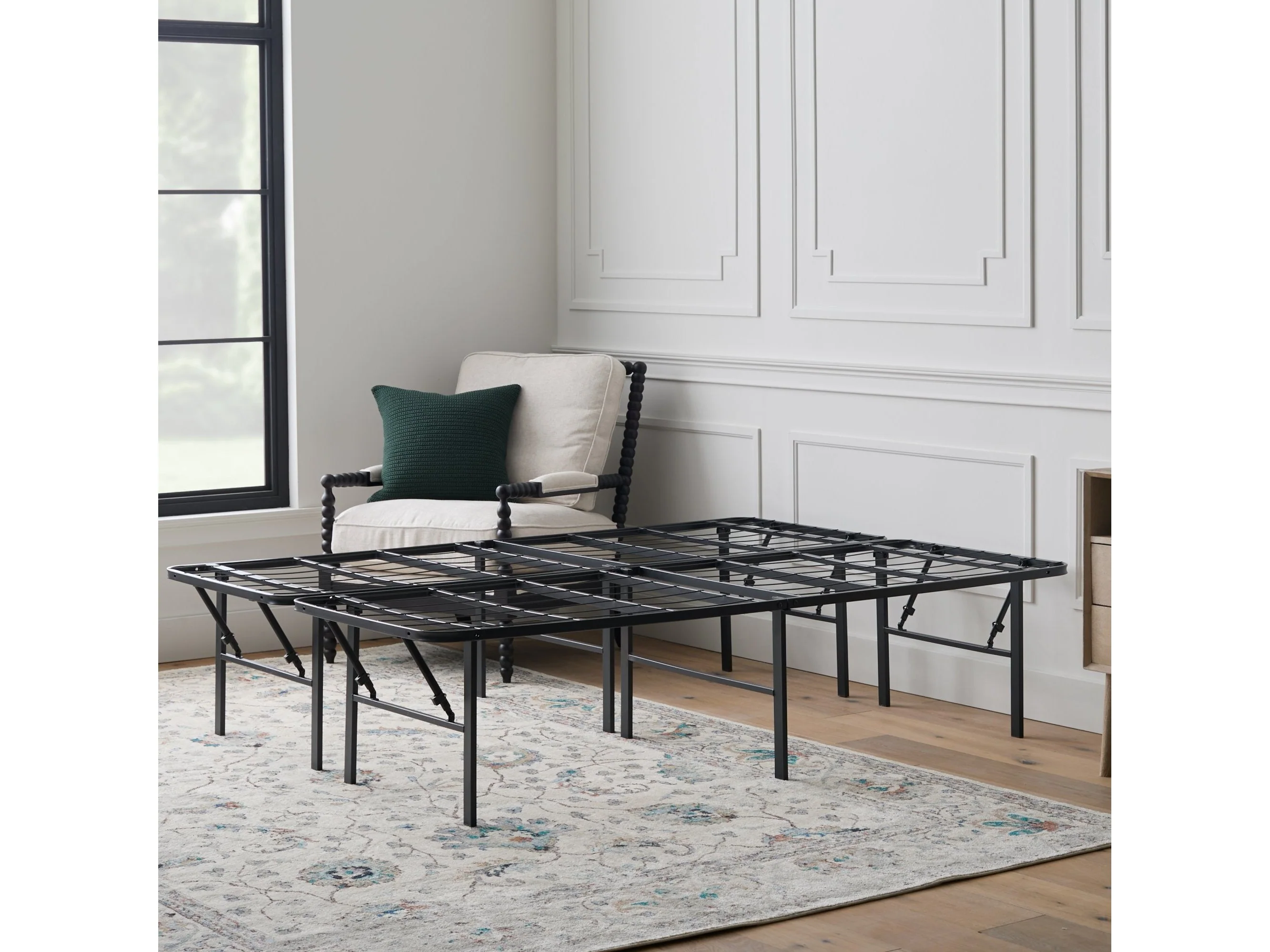 Highrise LT 18" Black Queen Bed Frame