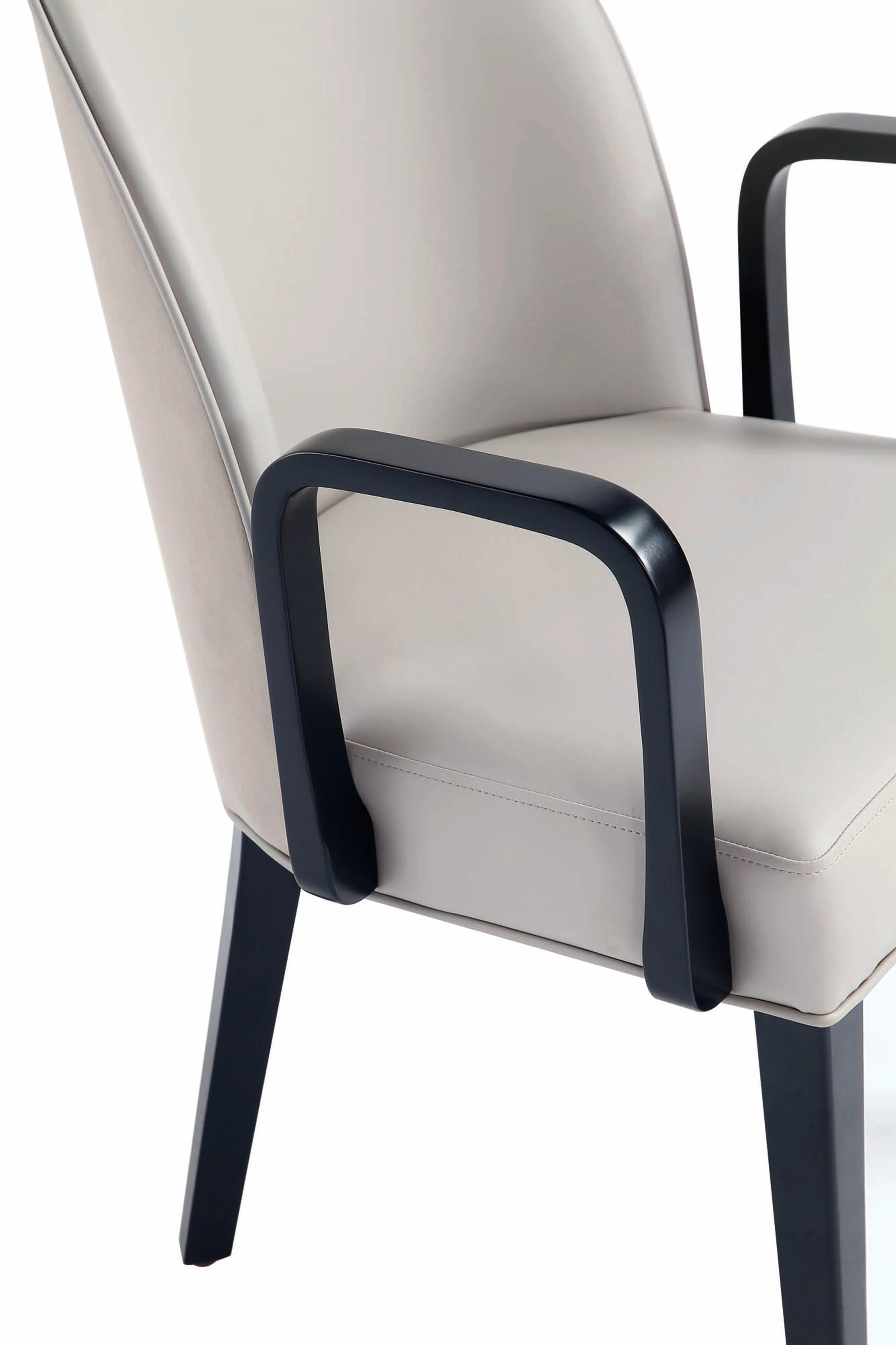 Hillman Dining Side and Arm Chairs in Light Grey (set of 6) - Image 7
