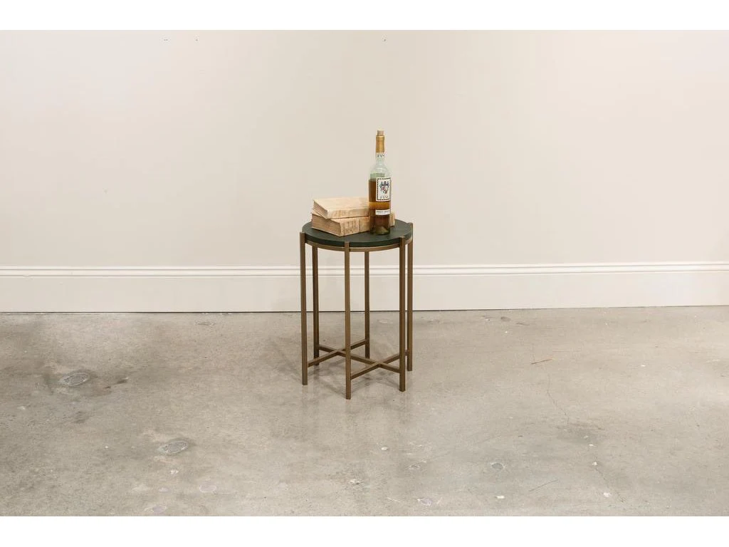 Hobart Green Side Table