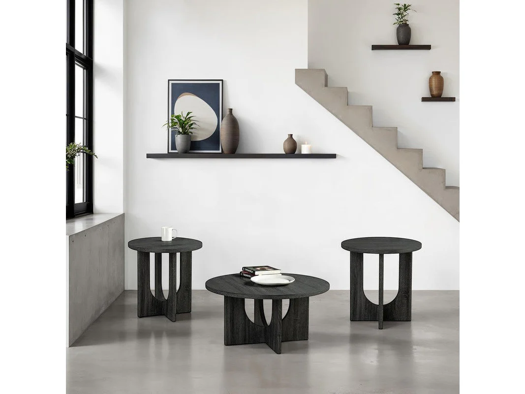 Holen Gray 3 Pc. Table Set