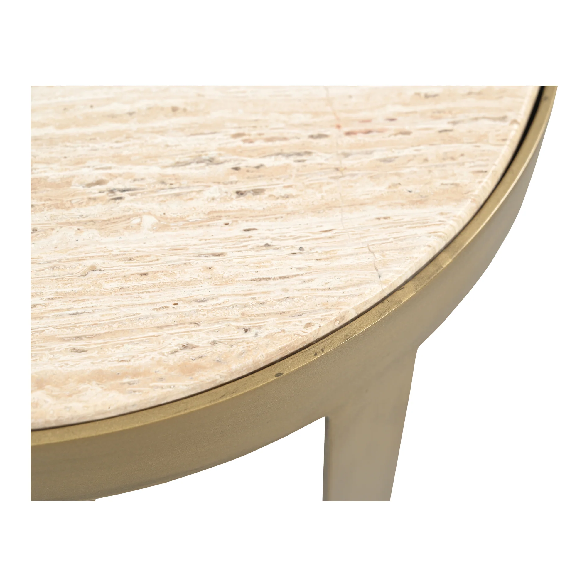 Holli Travertine Side Table - Image 6