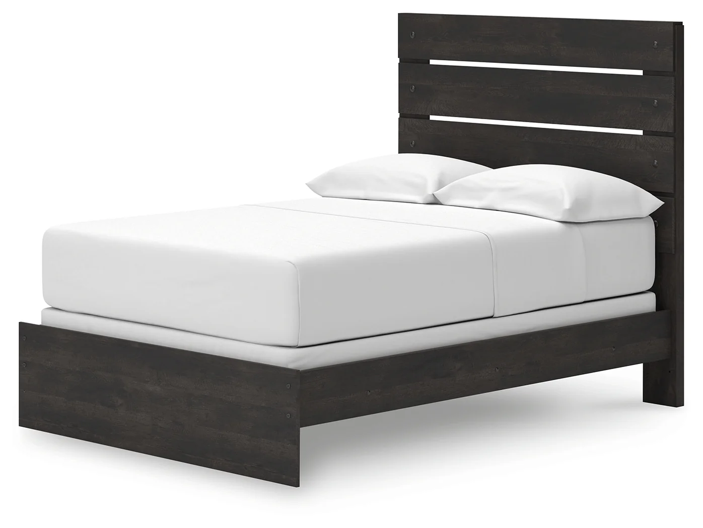 Hollivern Dark Gray Full Panel Bed, Dresser and Mirror - Image 15