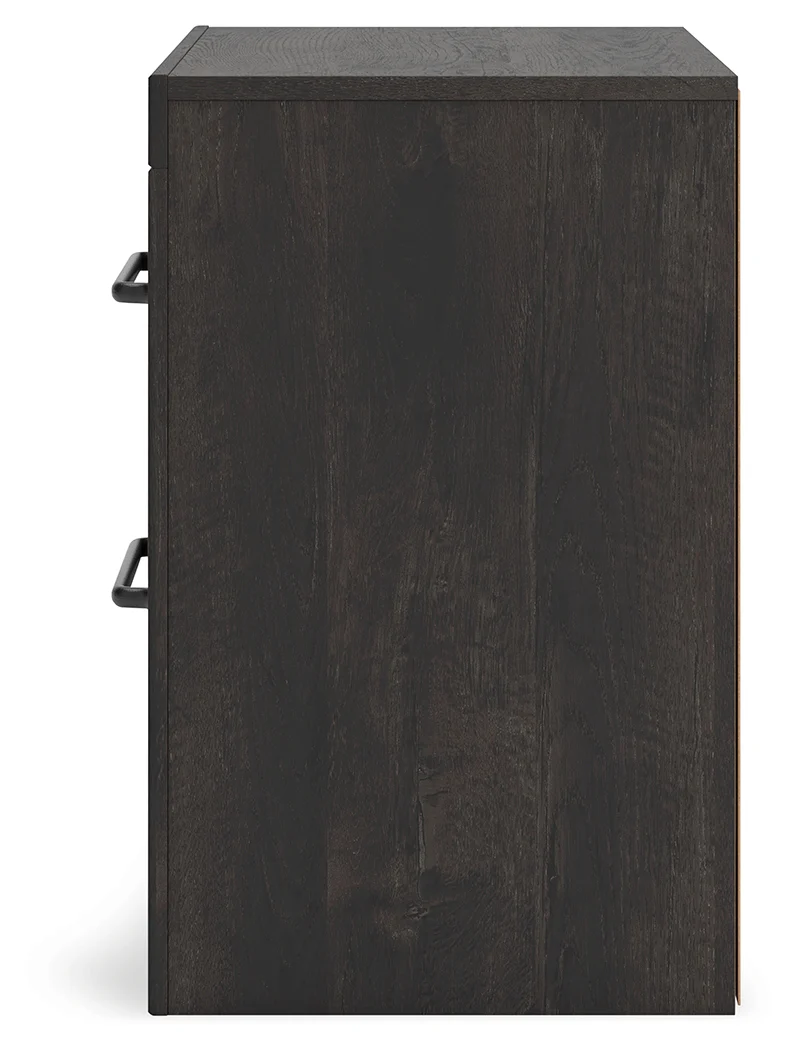Hollivern Dark Gray Queen Panel Bedroom Set with Dresser, Mirror and Nightstand - Image 20