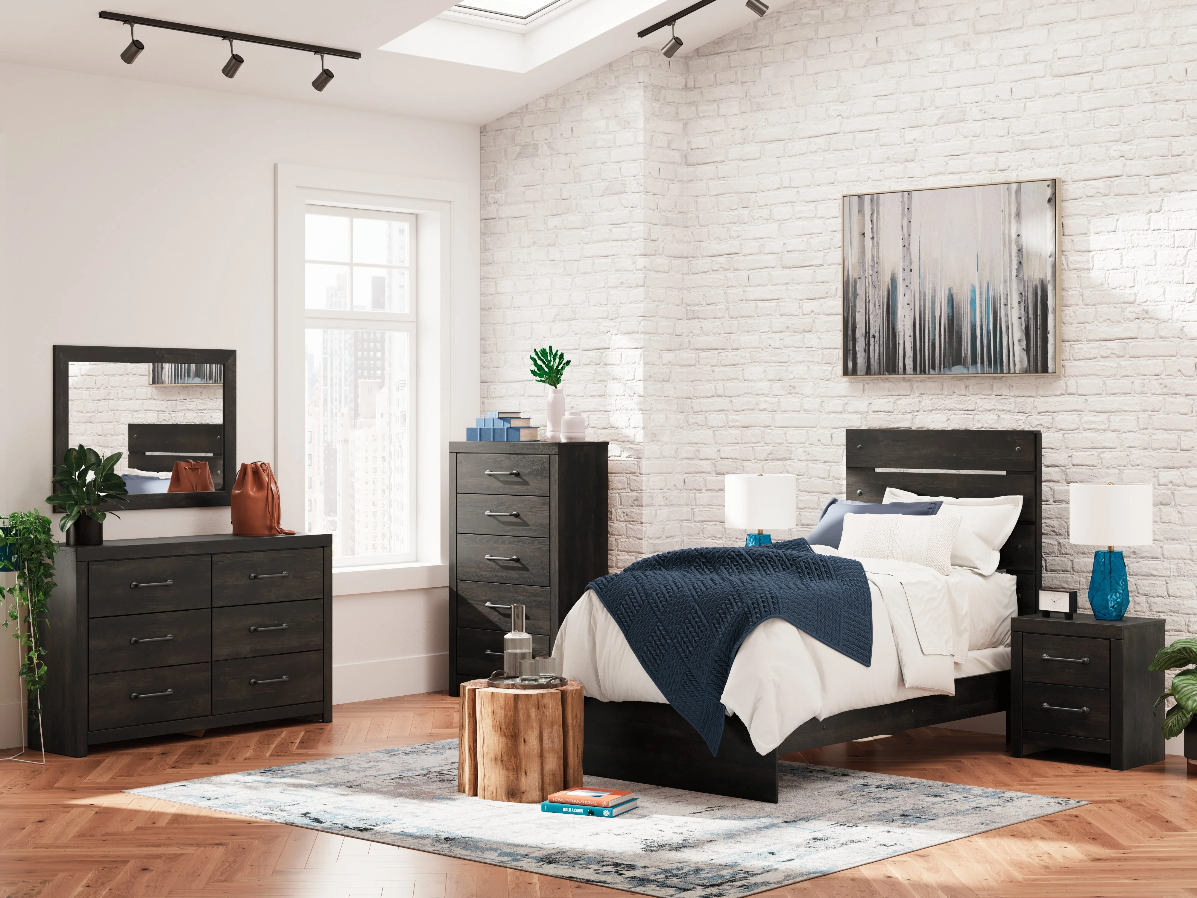 Hollivern Dark Gray Twin Panel Youth Bed (Online Special Price) - Image 10
