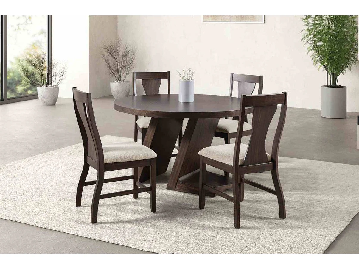 Holsworthy Espresso 5 Pc. Round Dining Set