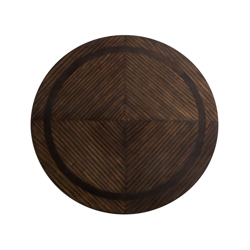 Holsworthy Espresso Round Dining Table - Image 5