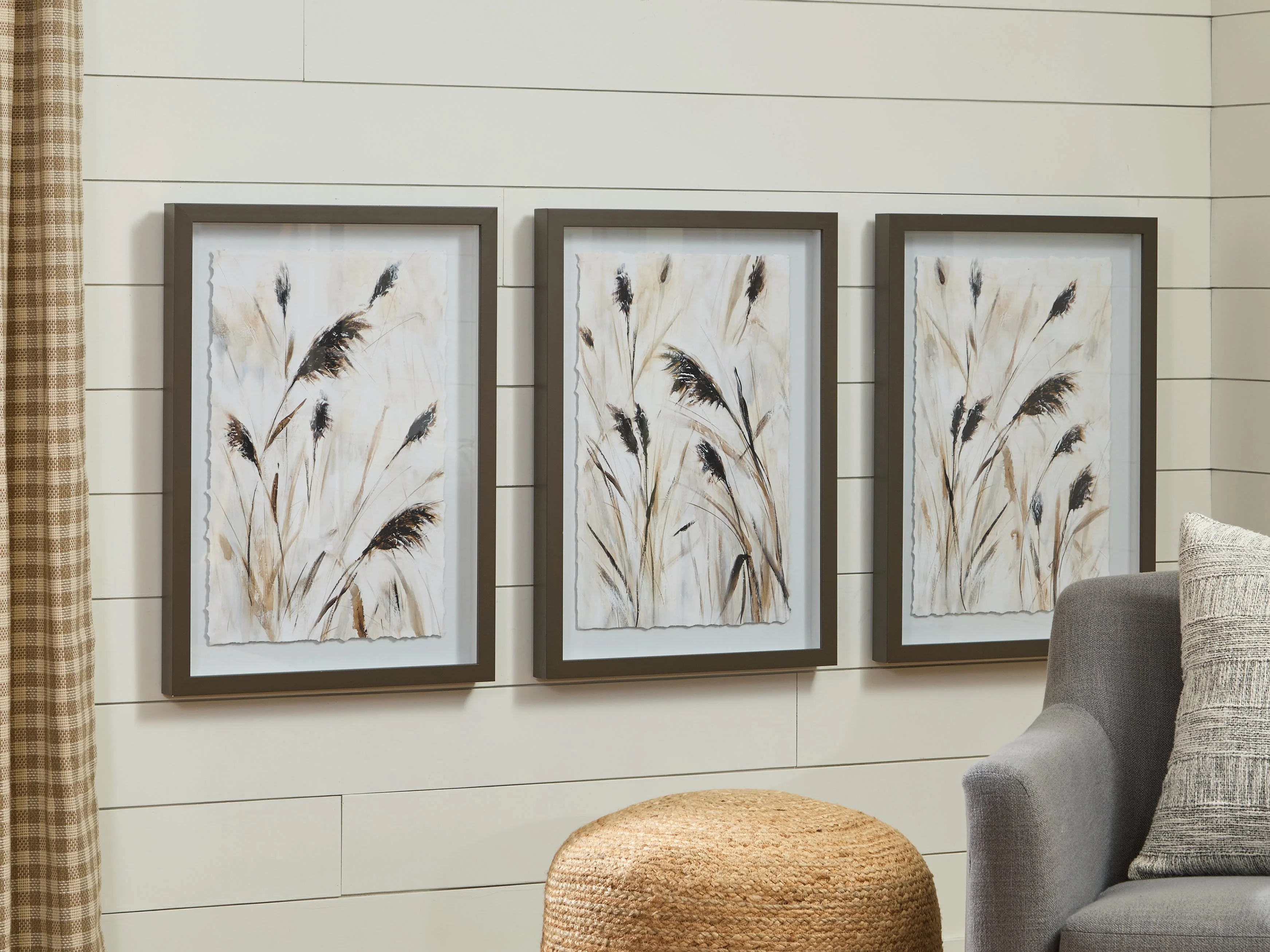 Honslow Brown/Black/White Wall Art Set (Set of 3) (Online Special Price) - Image 2