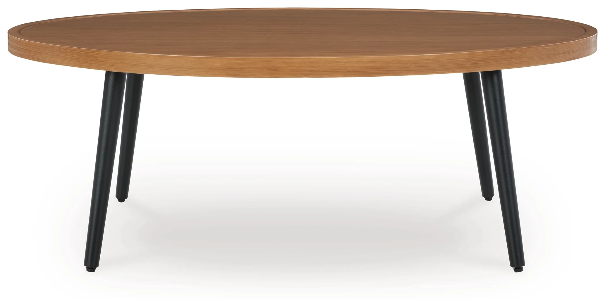 Horizon Hall Brown Outdoor Sofa, 2 Lounge Chairs, Ottoman and Coffee Table - Image 3