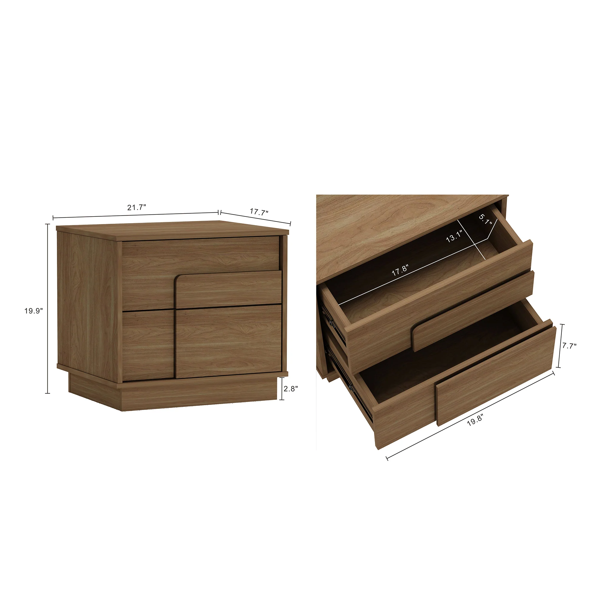 Horizon Nightstand in Maple (set of 2) - Image 3