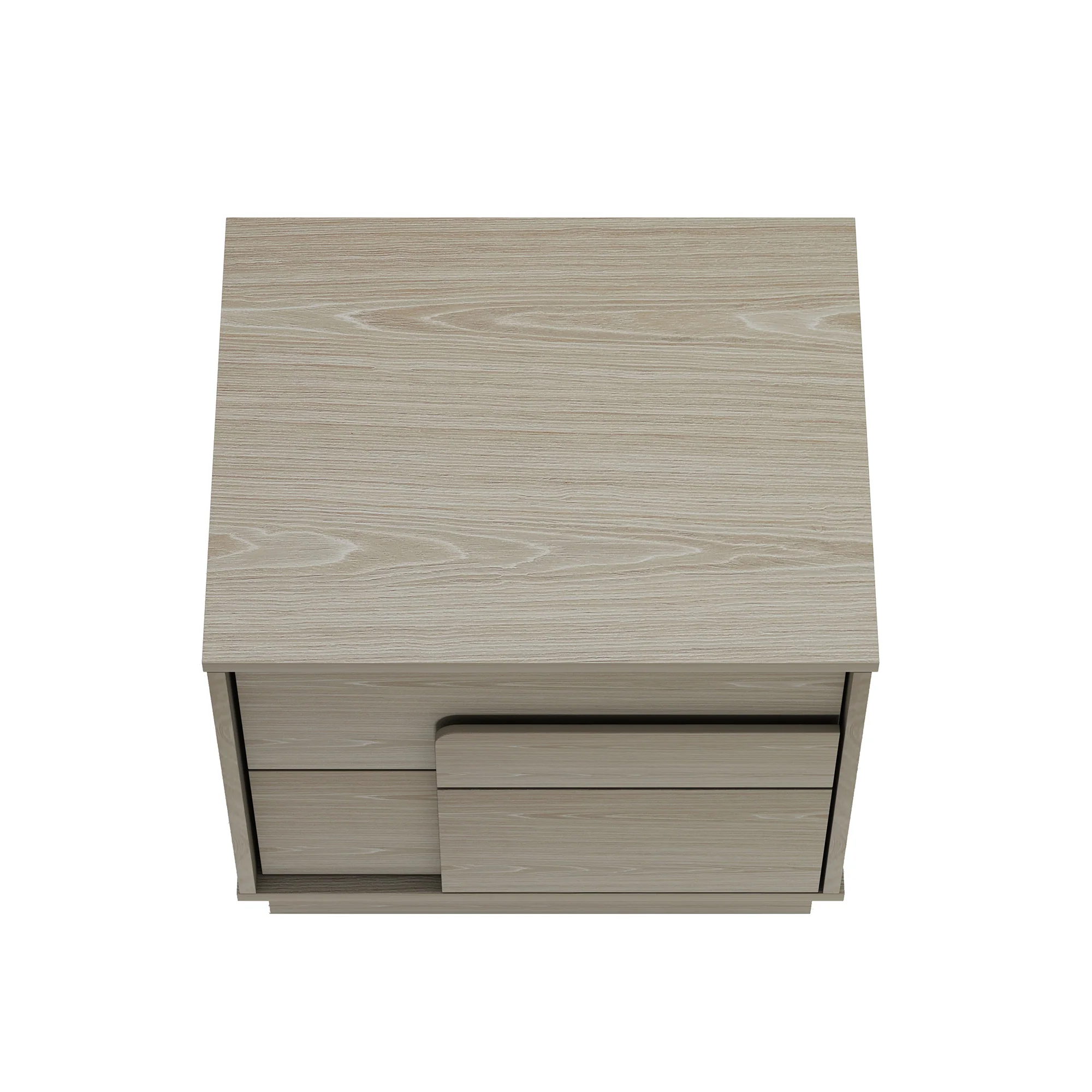 Horizon Nightstand in Whitewashed Oak - Image 9
