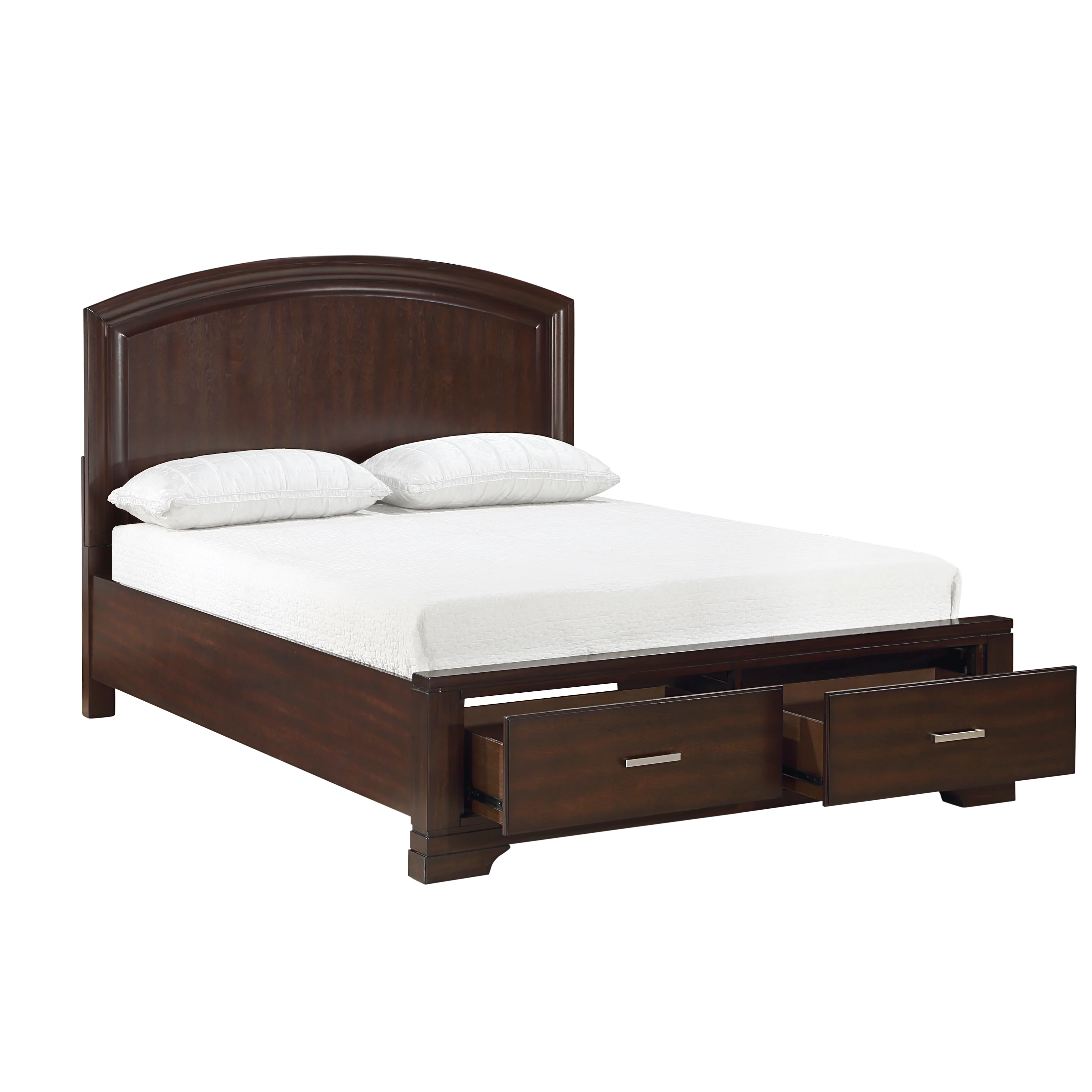 Hudson Cherry 5-Piece Queen Bedroom Set - Image 4