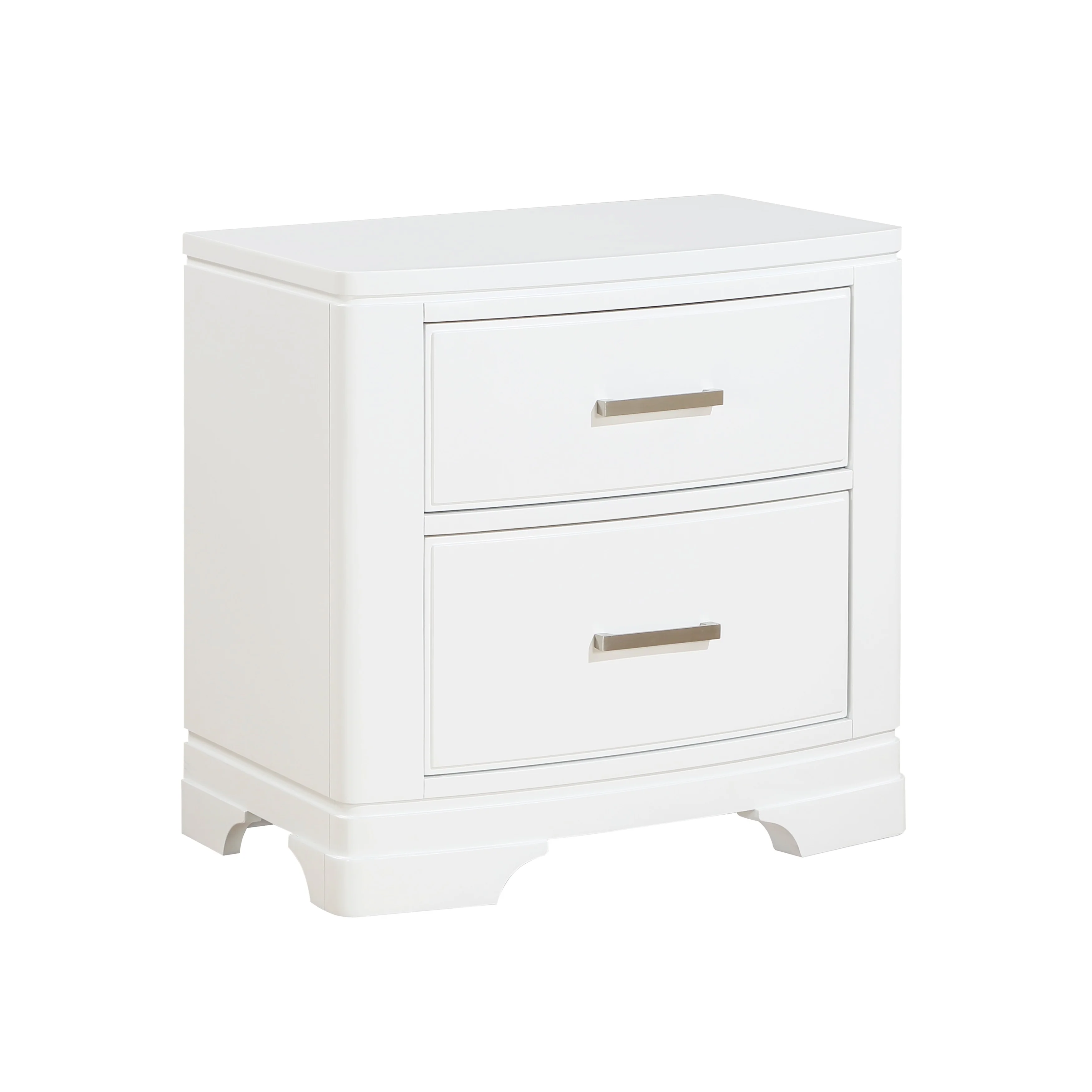 Hudson White 4-Piece Twin Bedroom Set - Image 7
