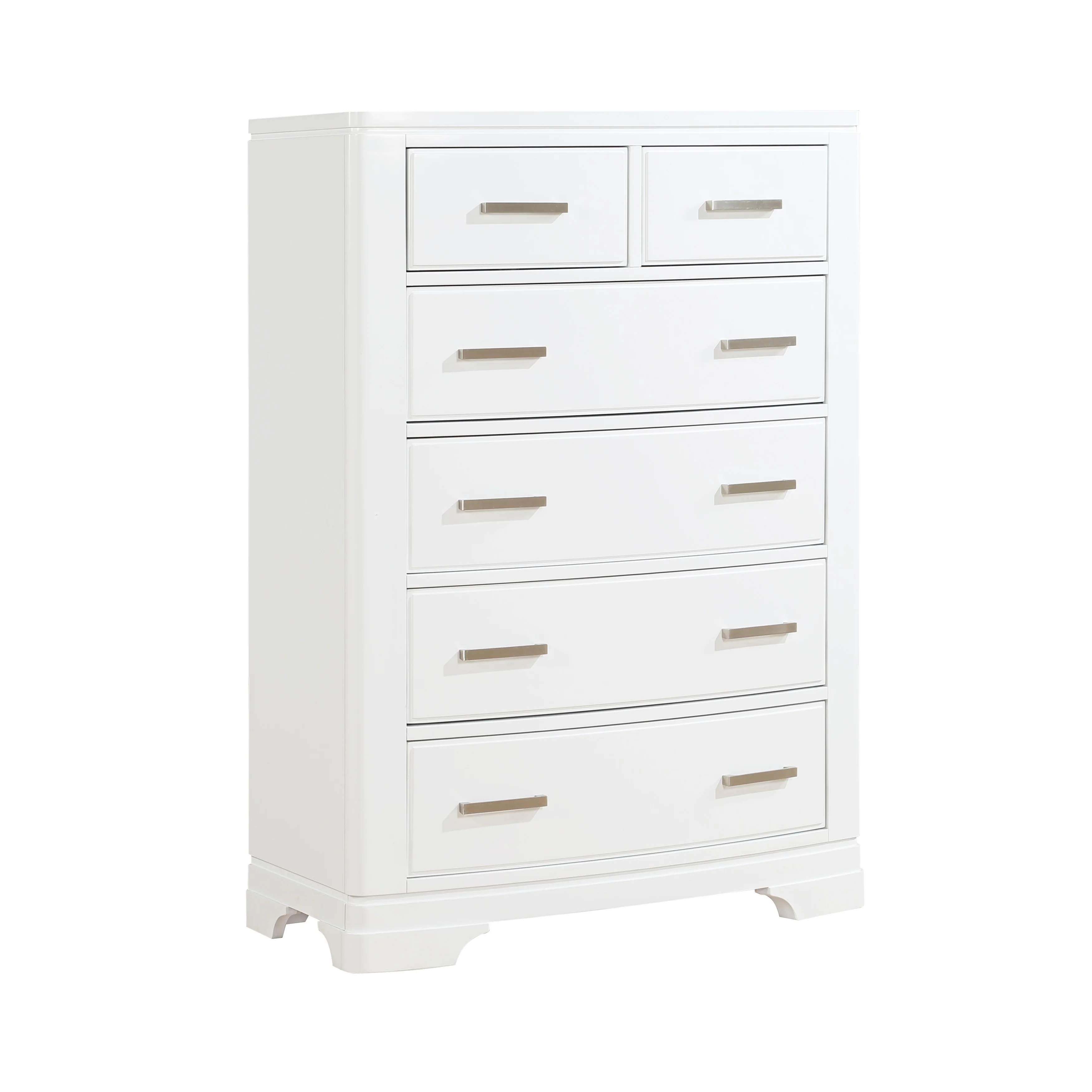 Hudson White 5-Piece Twin Bedroom Set - Image 18