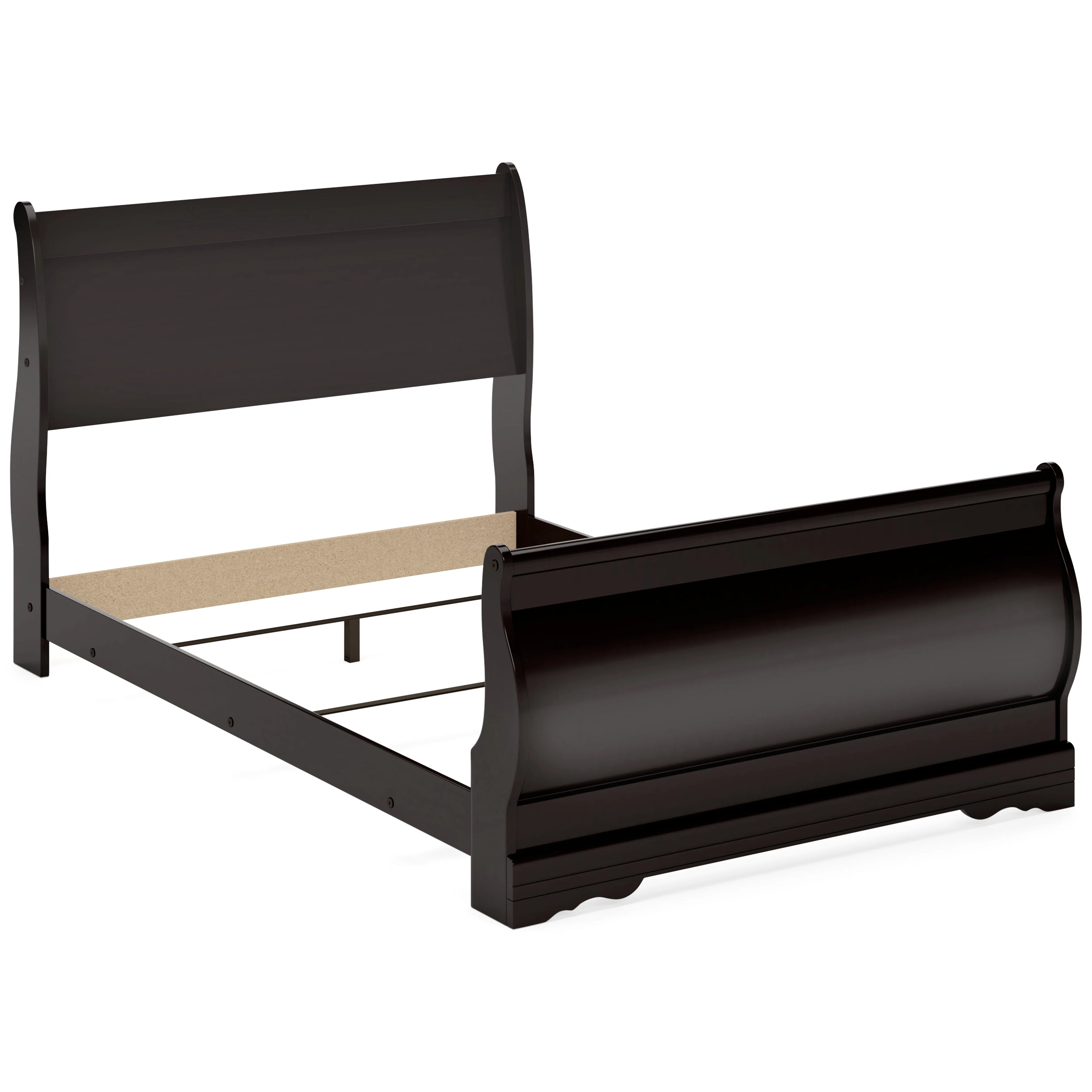Huey Vineyard Black Full Sleigh Bedroom Set with Dresser (Online Special Price) - Image 4