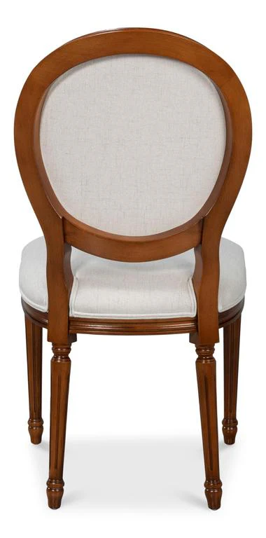 Hugo Brown Oval Side Chair (Set of 2) - Image 4