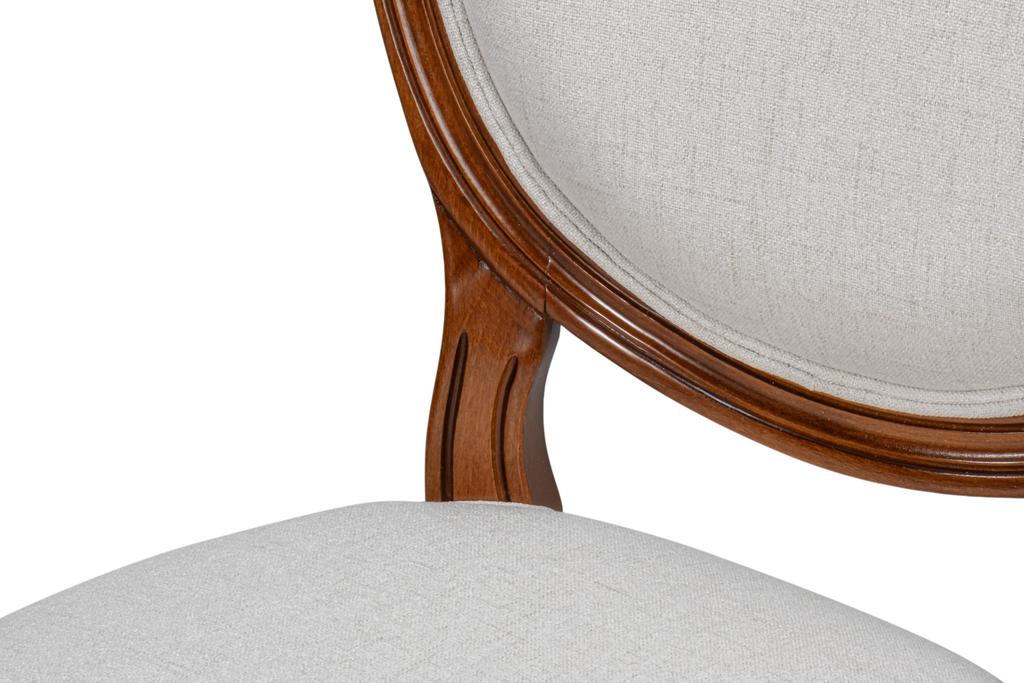 Hugo Brown Oval Side Chair (Set of 2) - Image 6