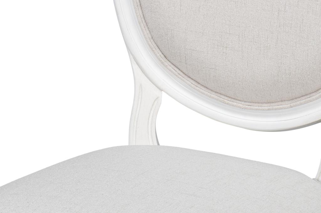 Hugo White Oval Side Chair (Set of 2) - Image 6