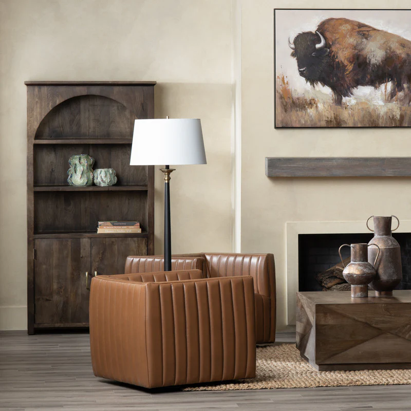 Huxley Brown Accent Chair - Image 2
