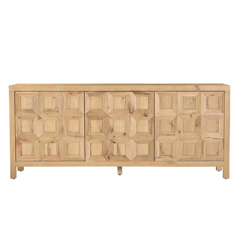Huxley Tan Three-Door Sideboard - Image 2