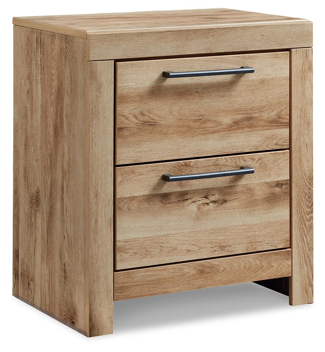 Hyanna Tan Brown King Panel Storage Bedroom Set with Dresser and Nightstand (Online Special Price) - Image 11