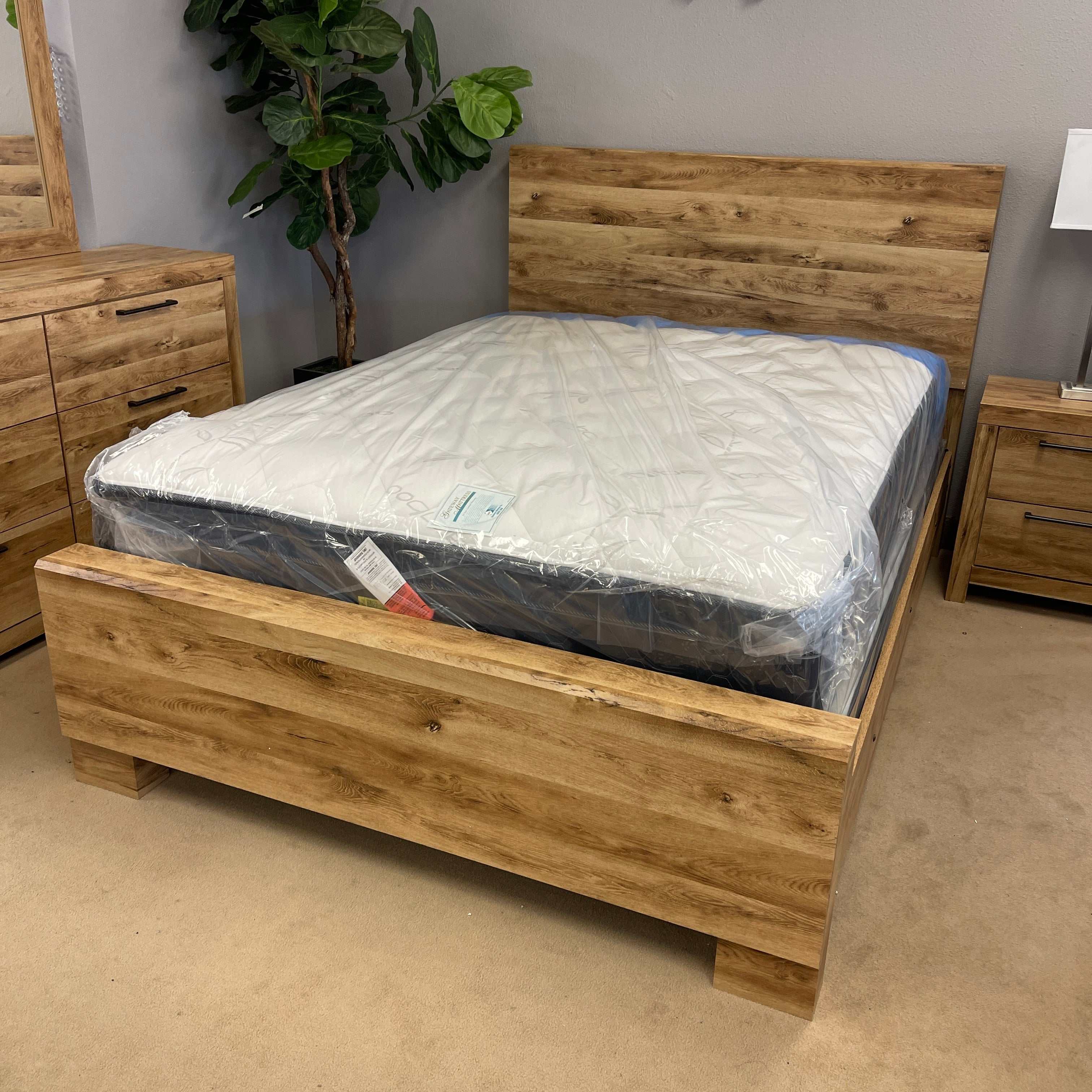 Hyanna Tan Panel Bed (Online Special Price) - Image 7