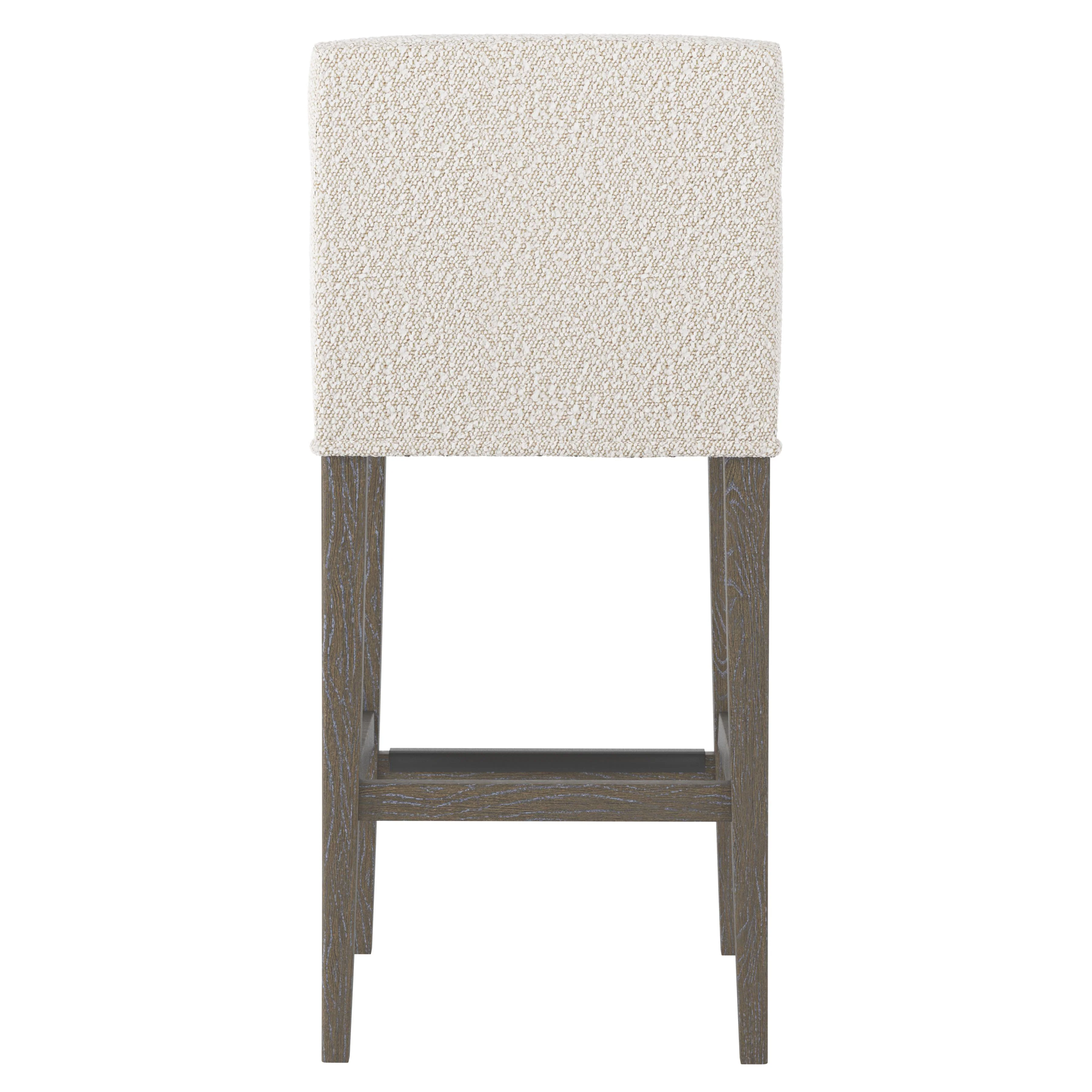 Hyde Portobello/White/Cream Fabric Bar Stool - Image 4