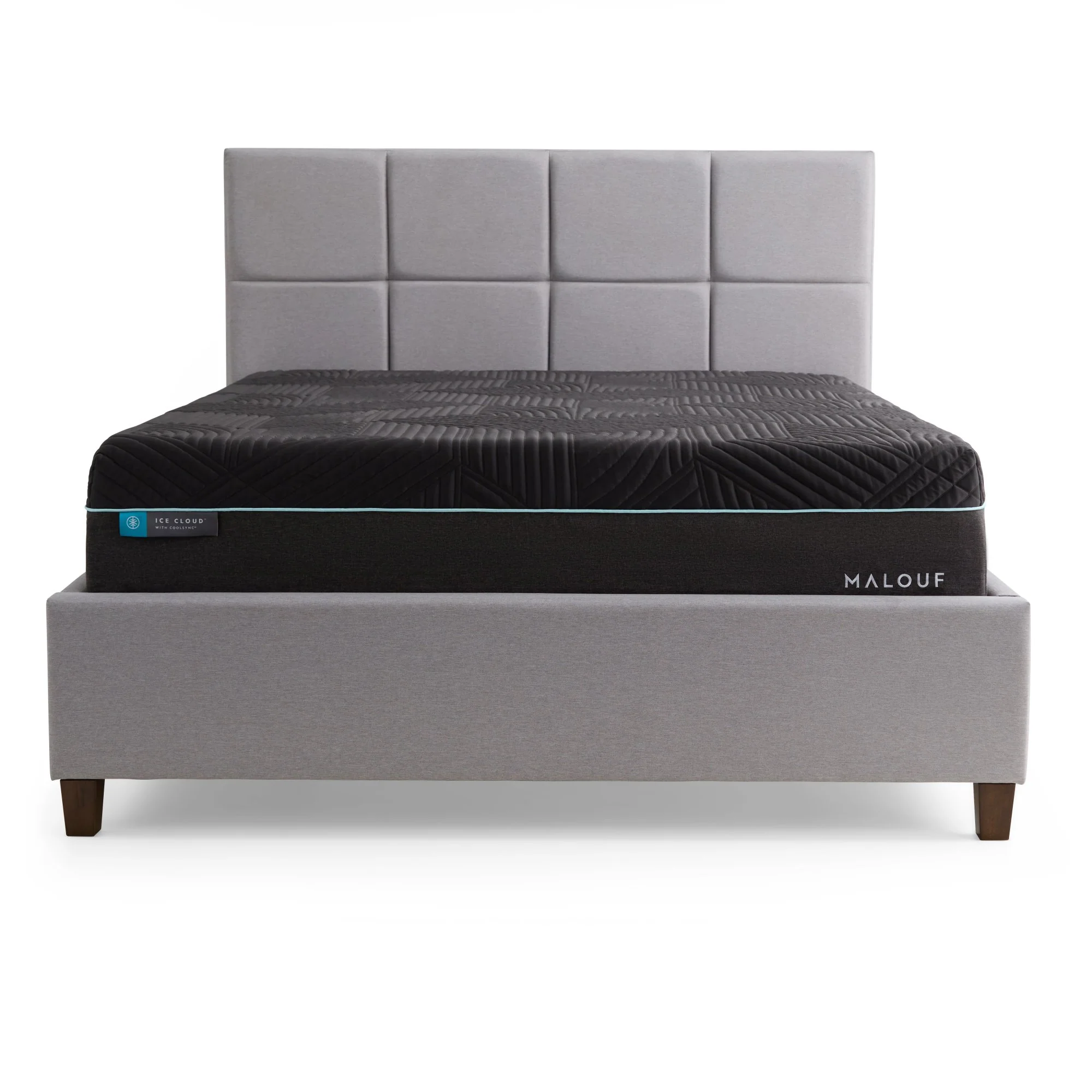 Ice Cloud Cool Sync Gray King Mattress - Image 4