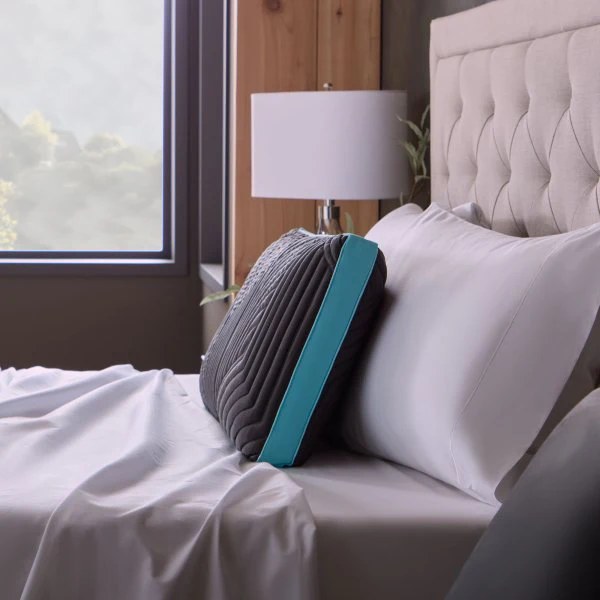 Ice Cloud + Omniphase Black/Blue King High Loft Pillow - Image 4