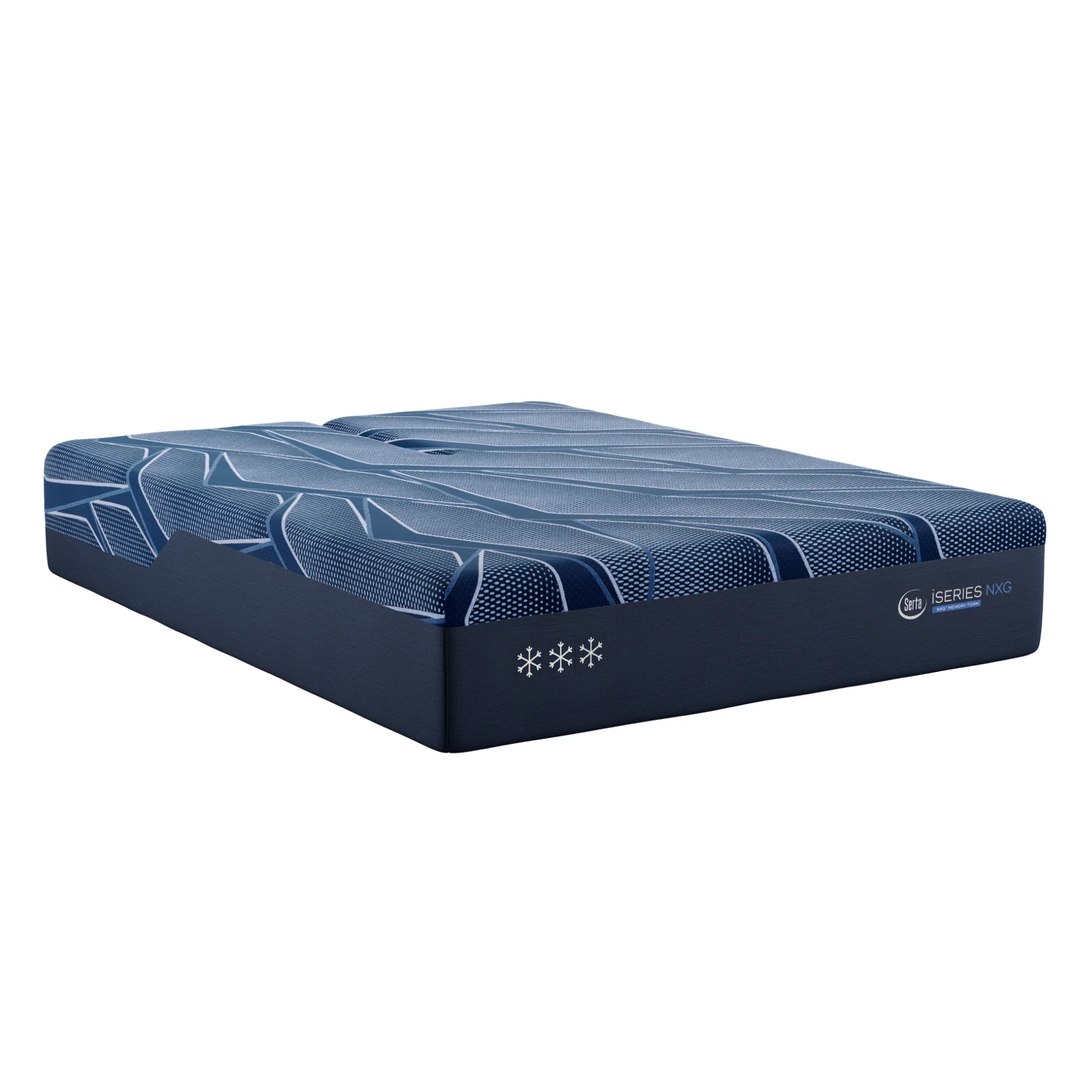 iSeries NXG 4500 Plush 13.5" Dark Blue Memory Foam Twin XL Ultra Plush Mattress - Image 5