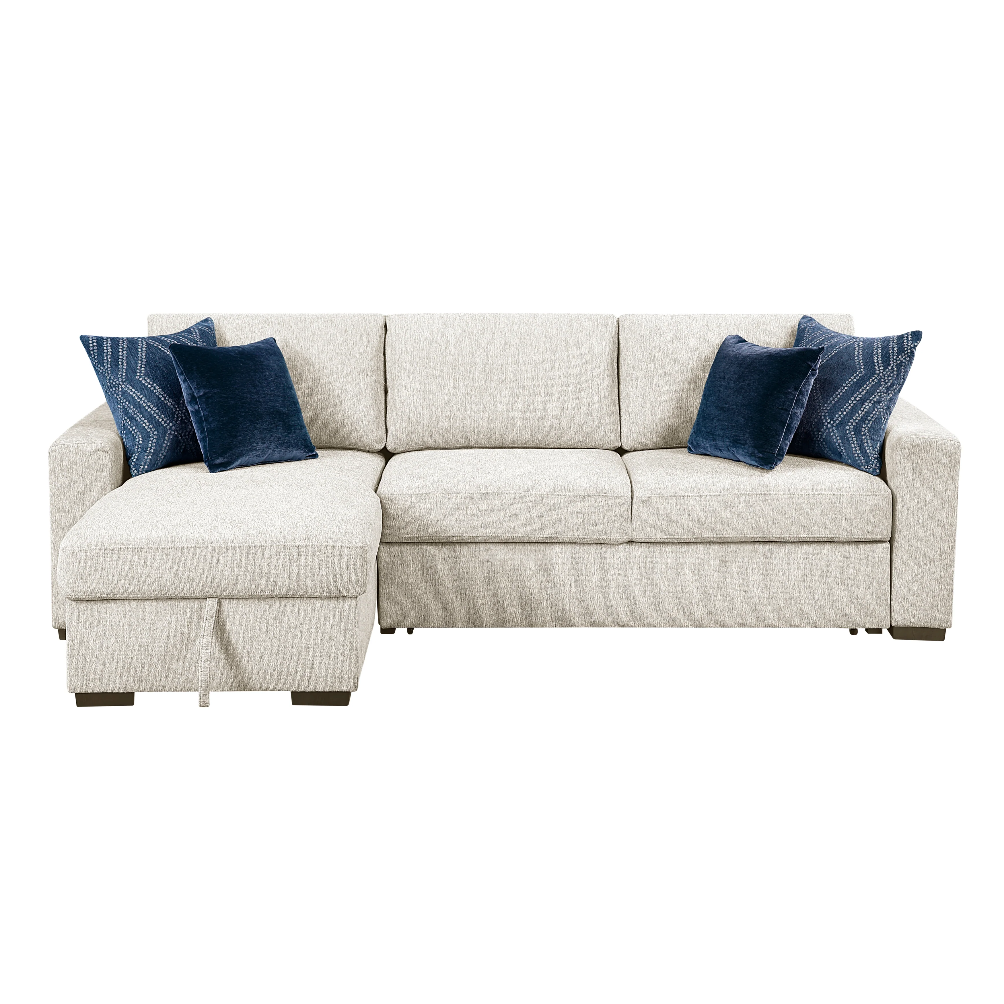 Isla Beige 2-Piece Sectional w/ Reversible Chaise - Image 2
