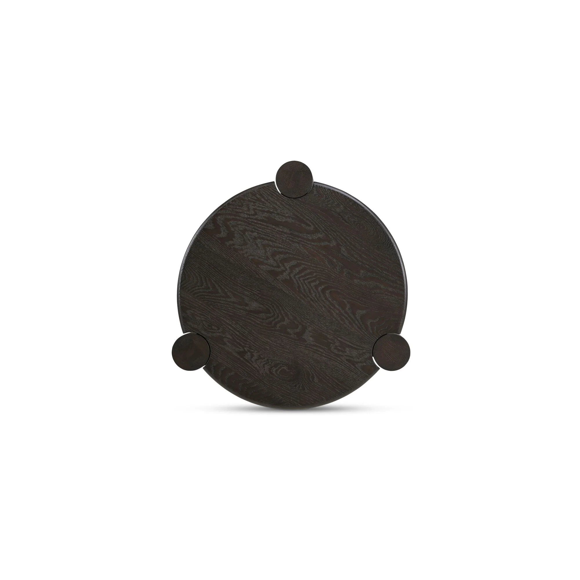 Jack Brushed Dark Brown Side Table - Image 3