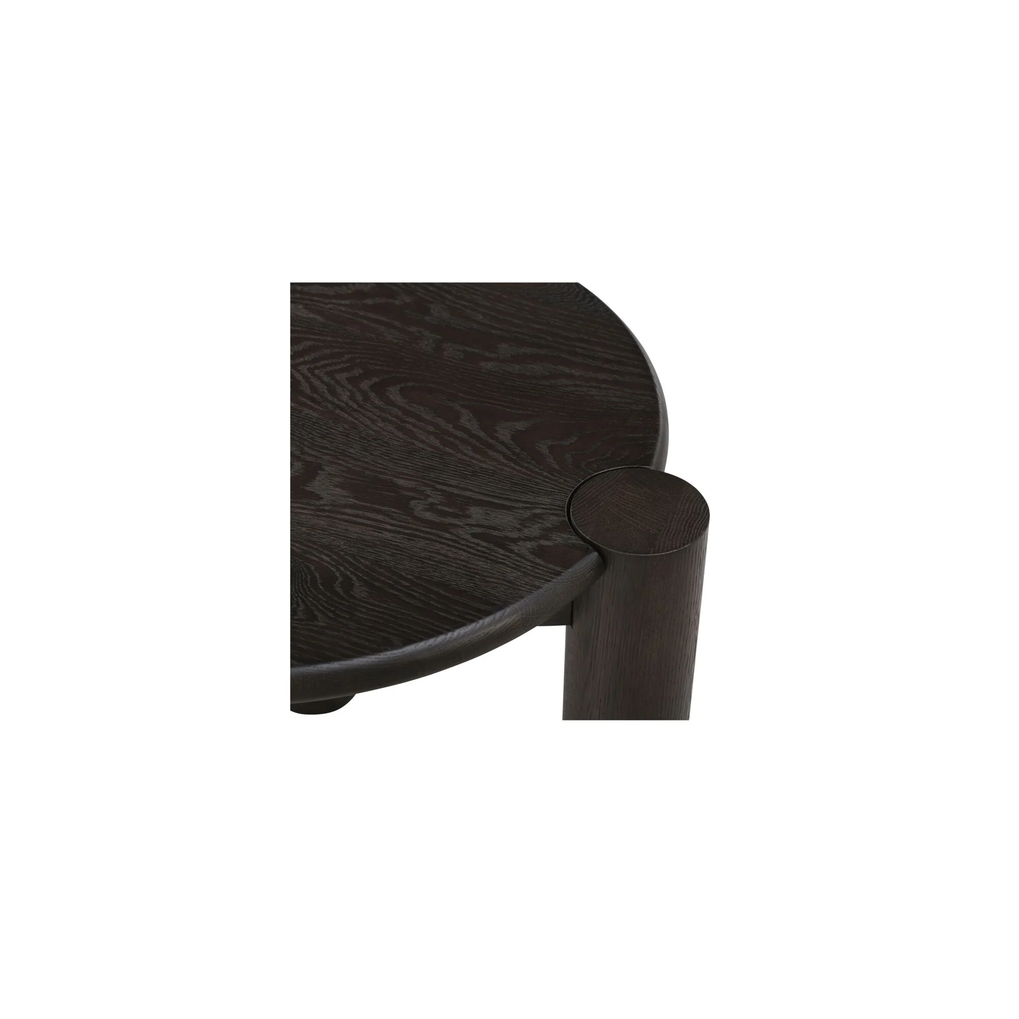 Jack Brushed Dark Brown Side Table - Image 4