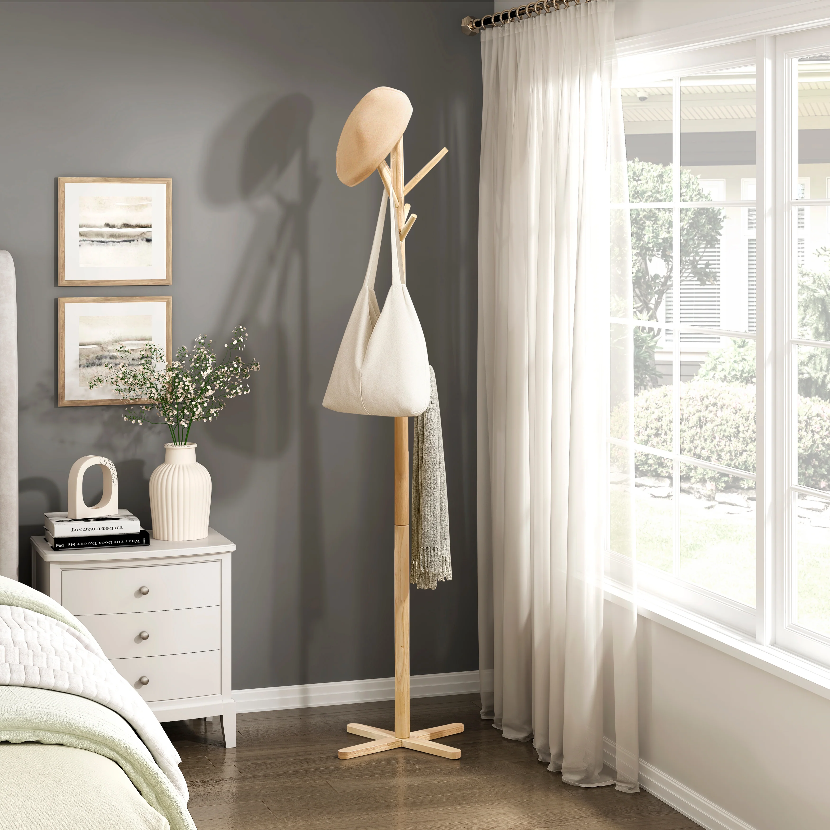 Jack Natural Coat Rack - Image 2