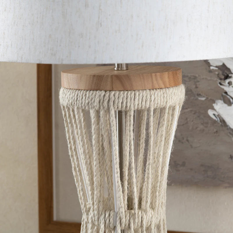 Jackson Natural/White Table Lamp - Image 2