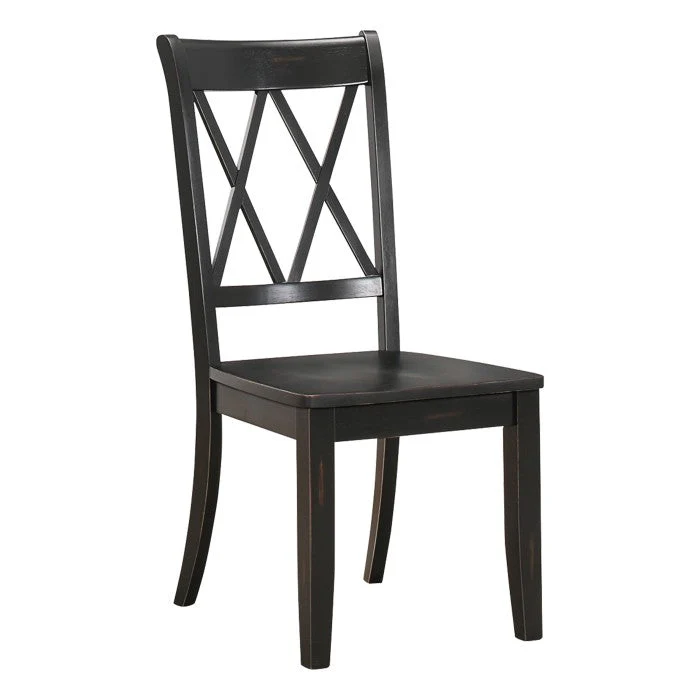 Janina Black Side Chair (Set of 2) - Image 6