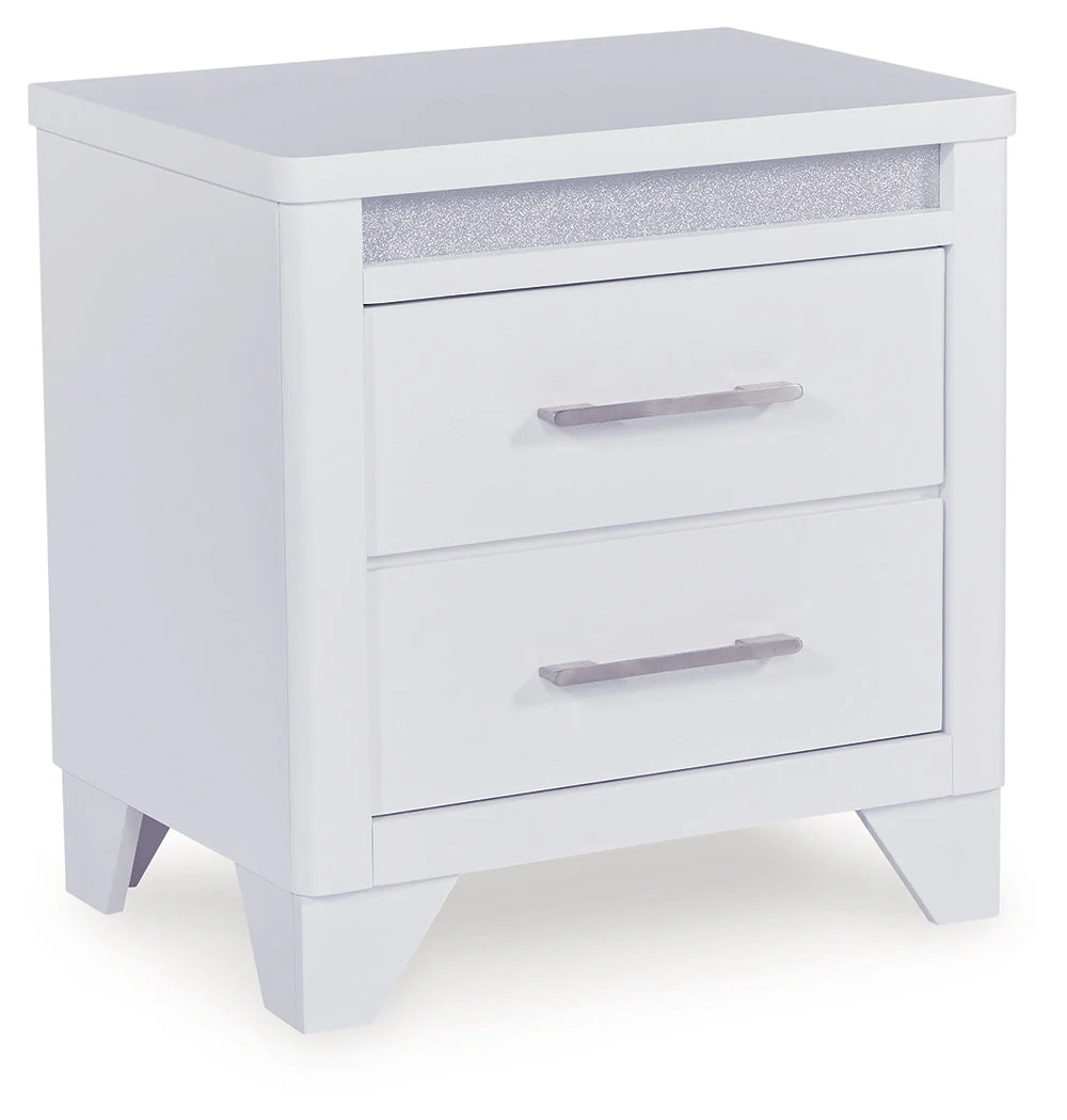 Jarlee White King Panel Bedroom Set with Dresser, Mirror and Nightstand (Online Special Price) - Image 8