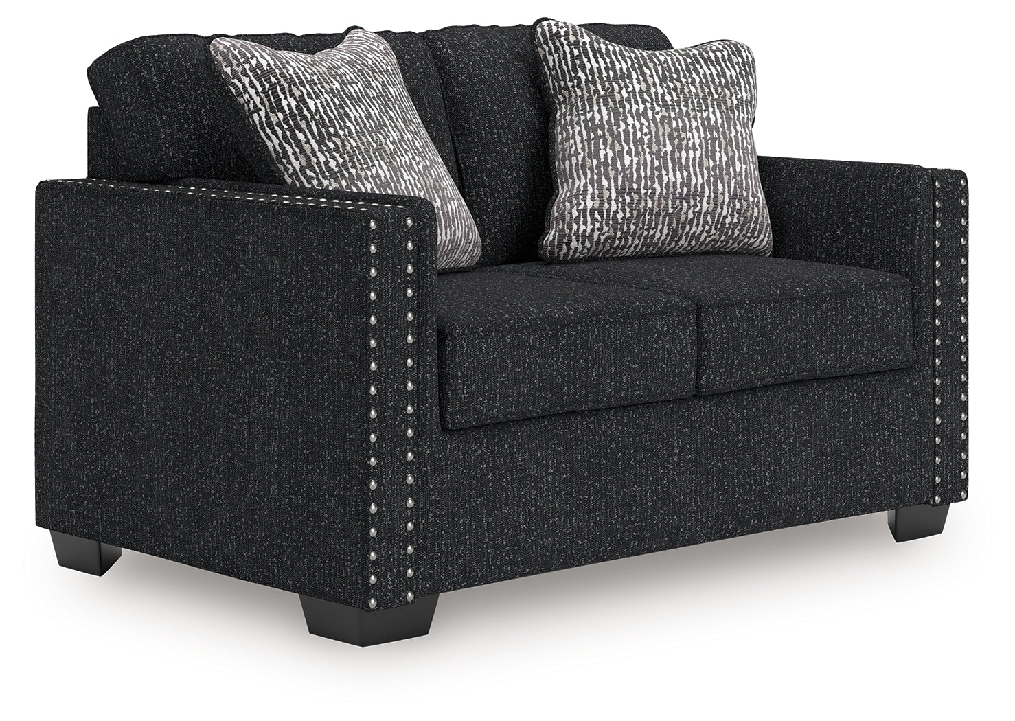 Jasmine Peaks Coal Sofa and Loveseat - Image 4