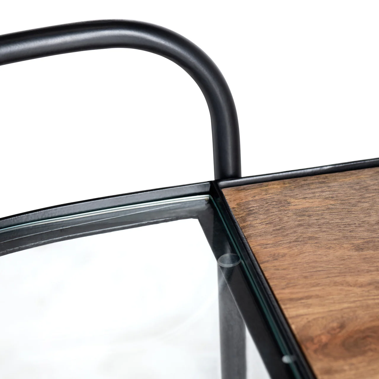 Jaxon Brown/Black Bar Cart - Image 3