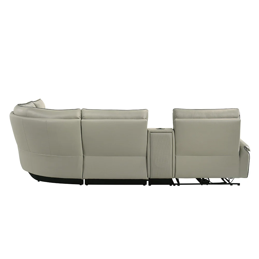 Jayke Light Gray Power Motion Sectional Sofa - Image 12