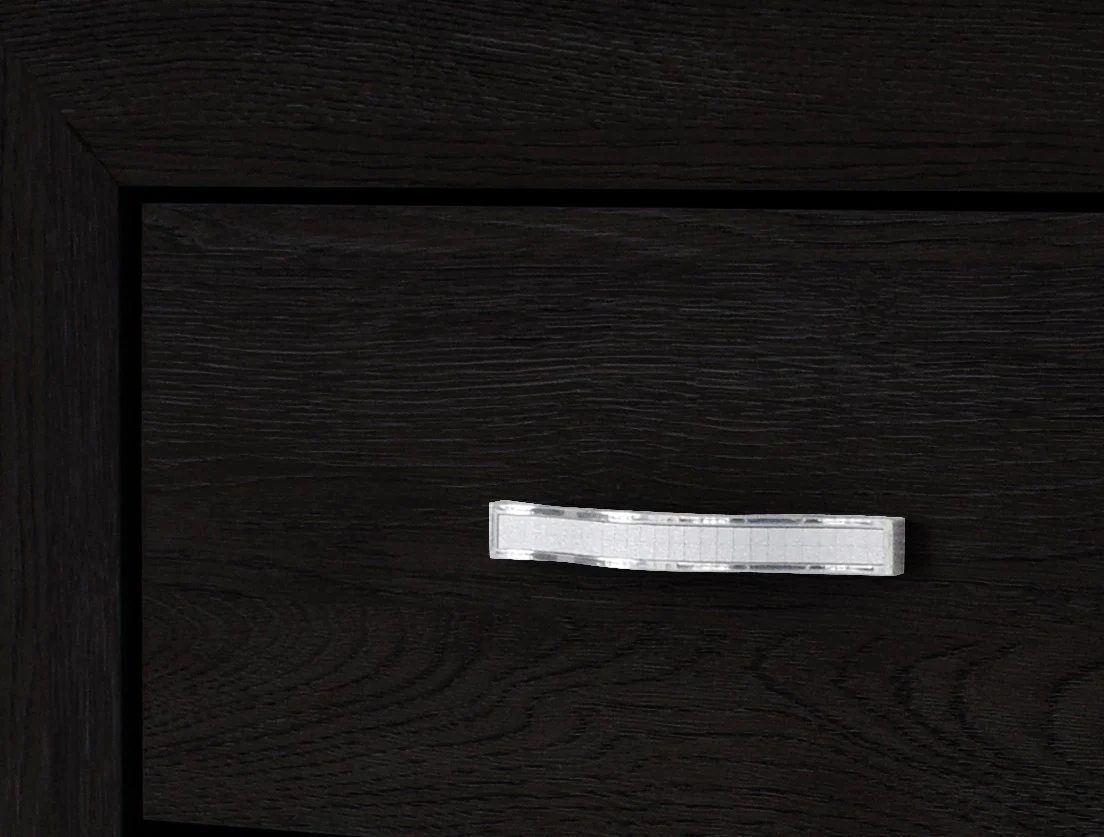 Jaylen Black Upholstered Panel Bedroom Set - Image 5