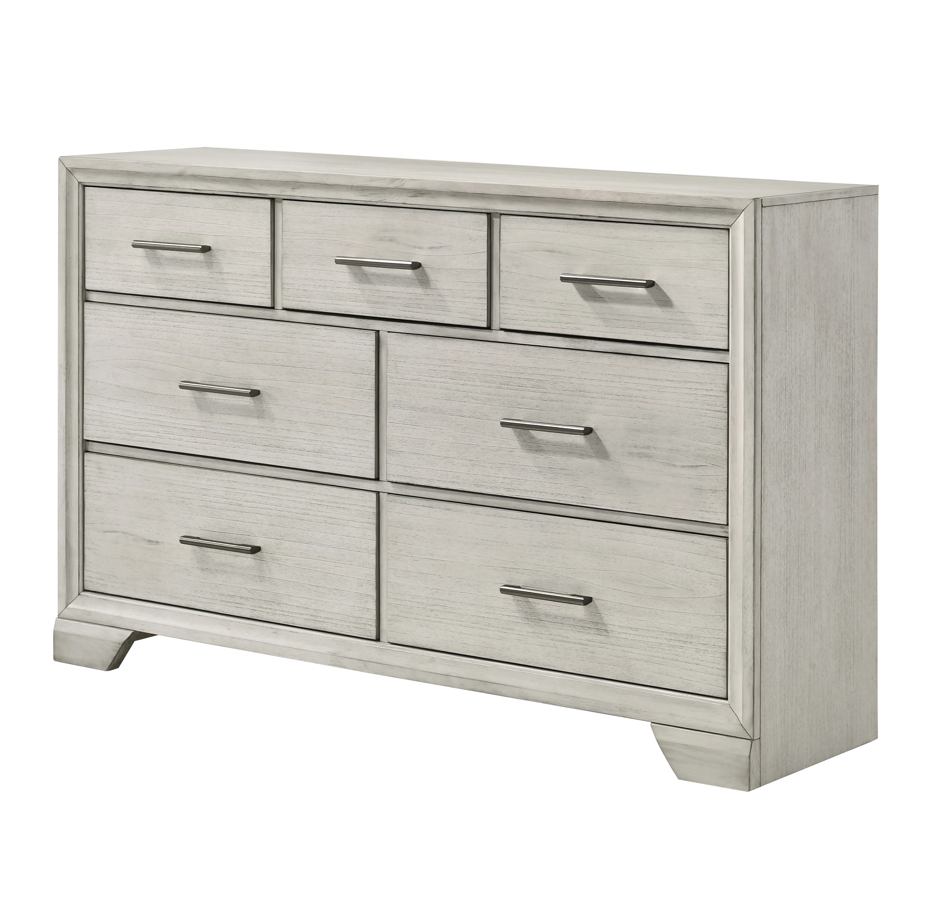 Jaymes White Mist Sleigh Storage Platform Bedroom Set - Image 7