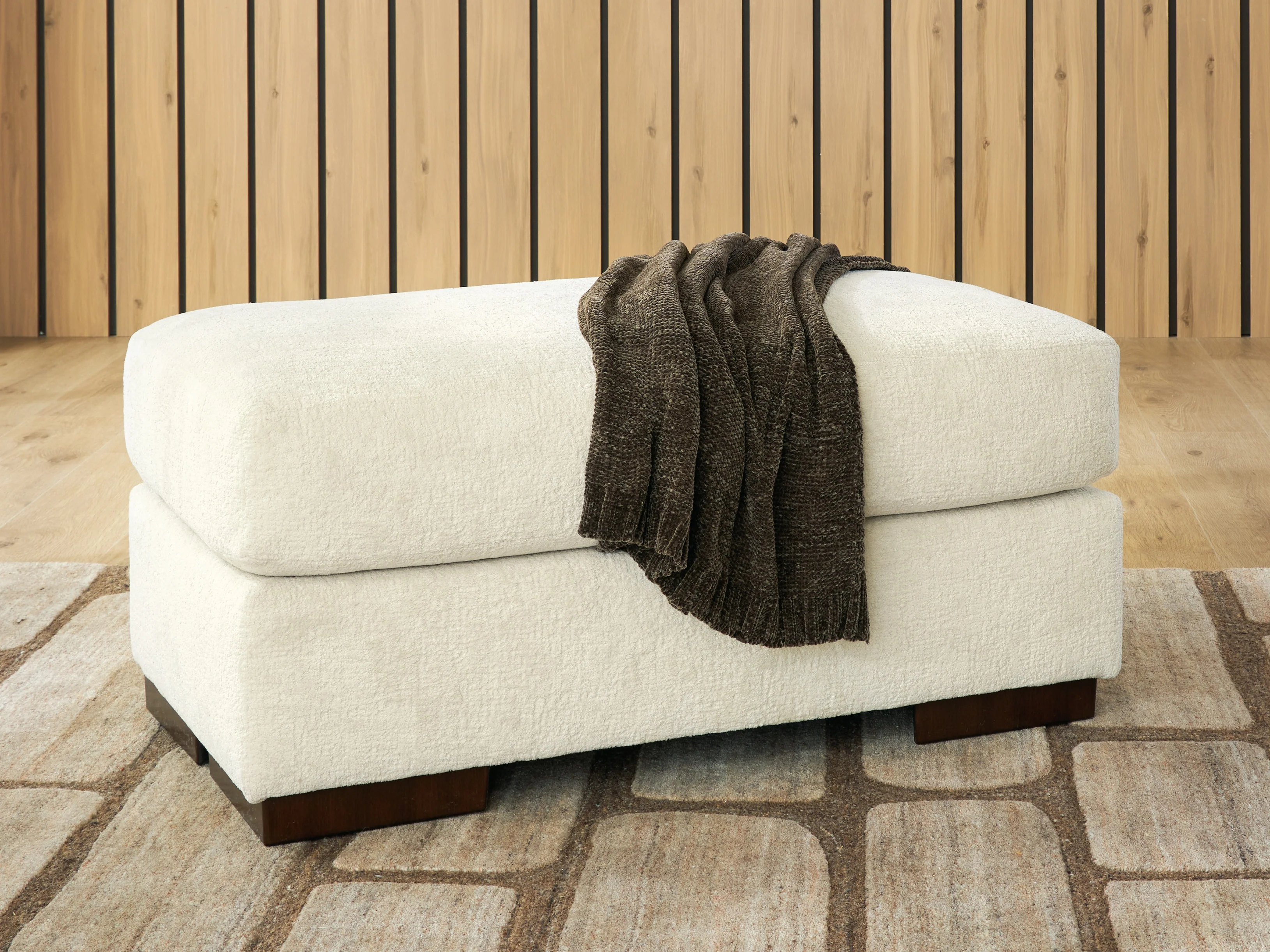 Jayne Park Sand Ottoman (Online Special Price)