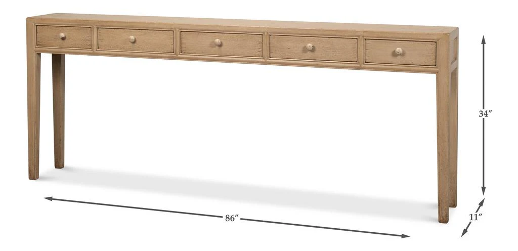 Jeweler's Ivory Console Table - Image 15