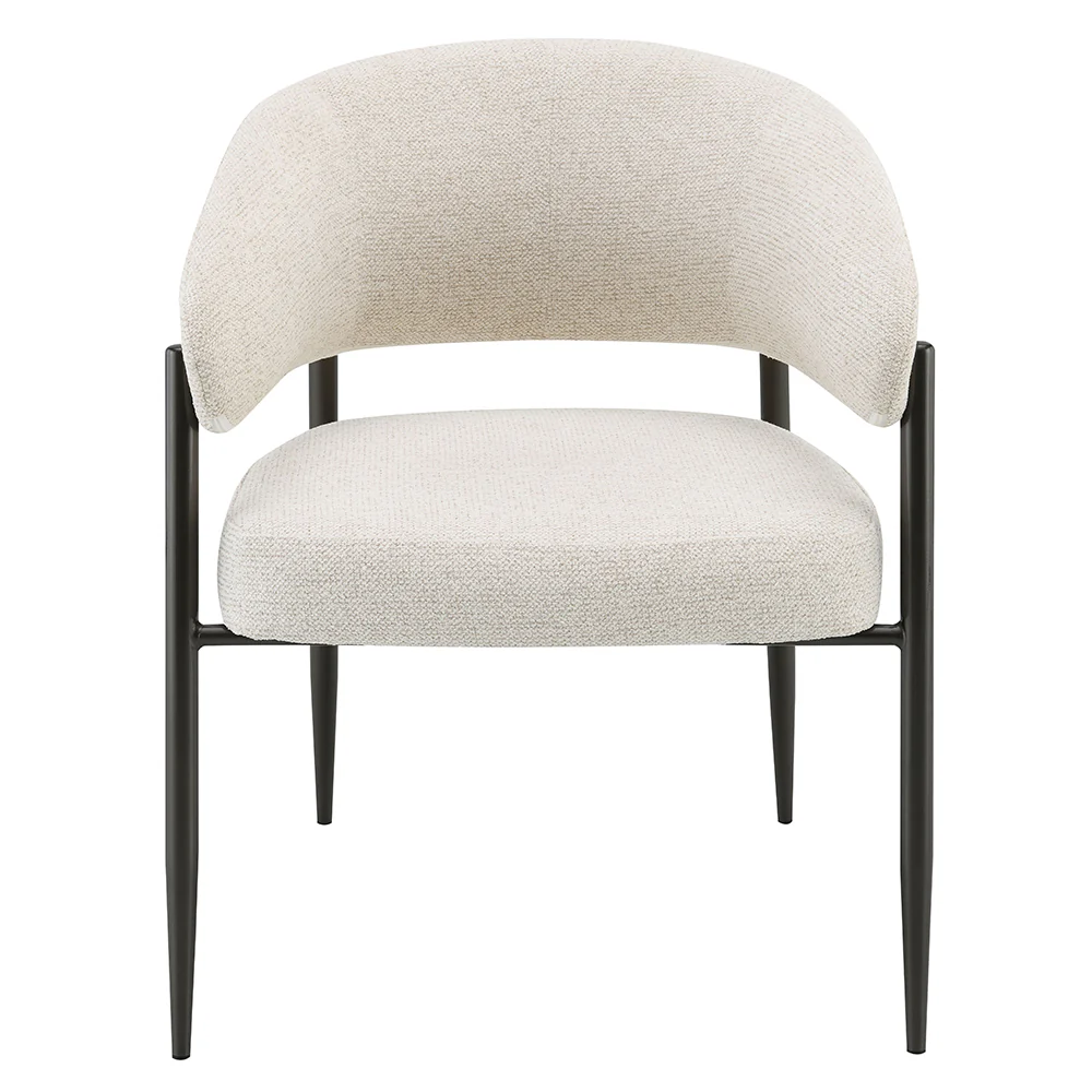 Jirina Beige/Black Arm Chair (Set of 2) - Image 3