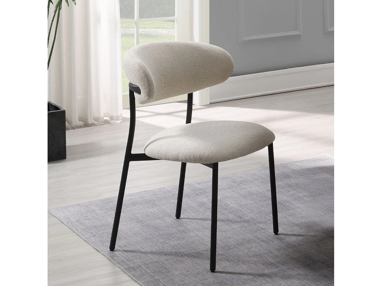 Jirina Beige Side Chair (Set of 2)