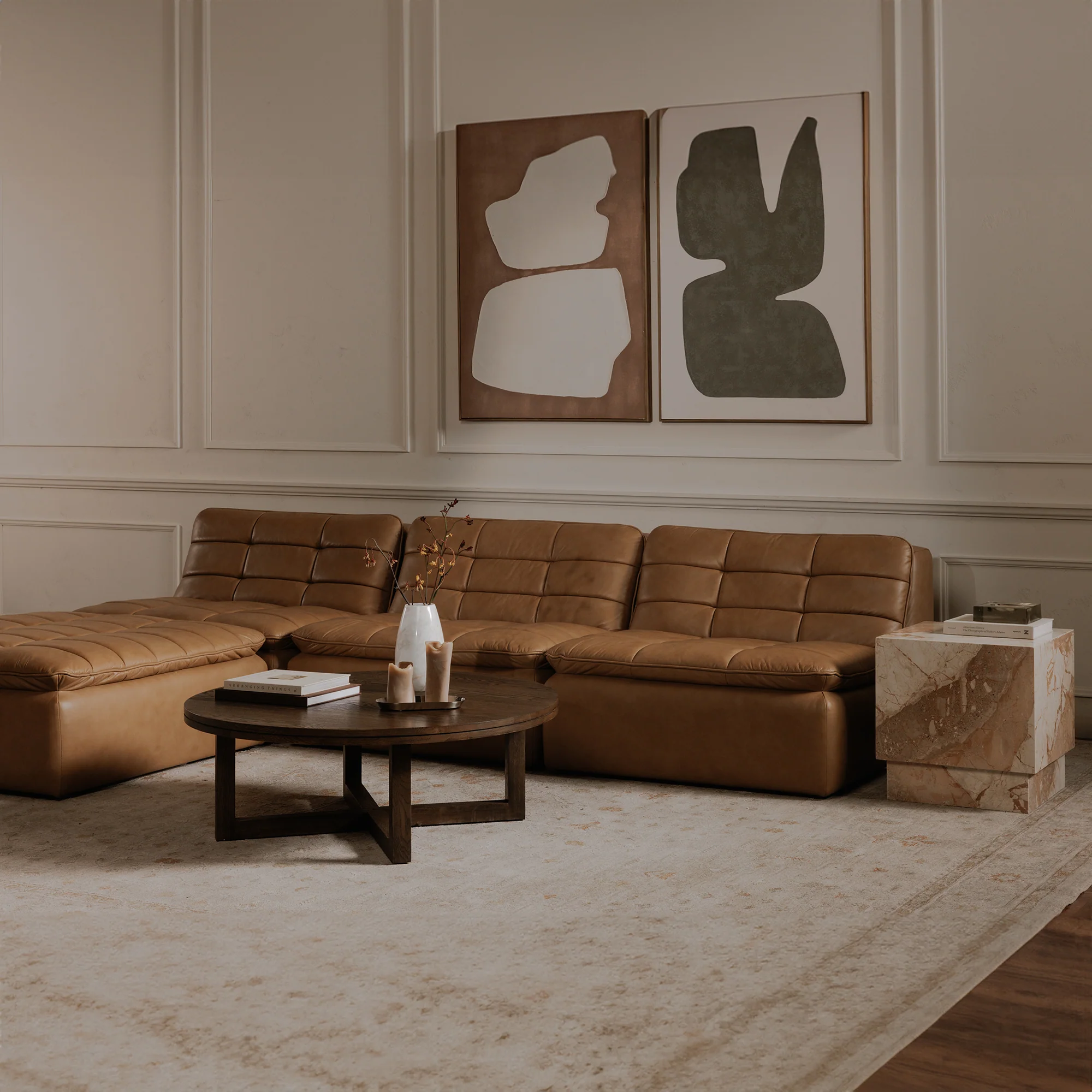 Joel Dark Brown Coffee Table - Image 10