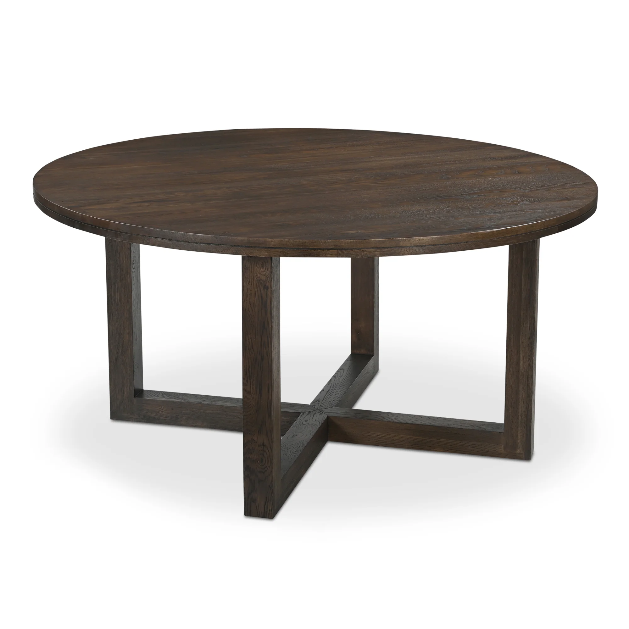 Joel Dark Brown Dining Table - Image 2